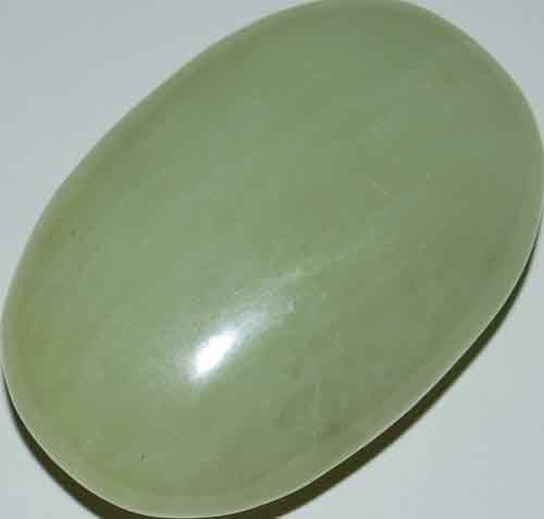 Bowenite/New Jade Soap-Shaped Palm Stone #12