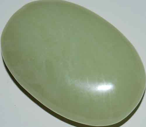 Bowenite/New Jade Soap-Shaped Palm Stone #13