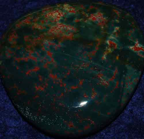 Bloodstone Palm Stone #16