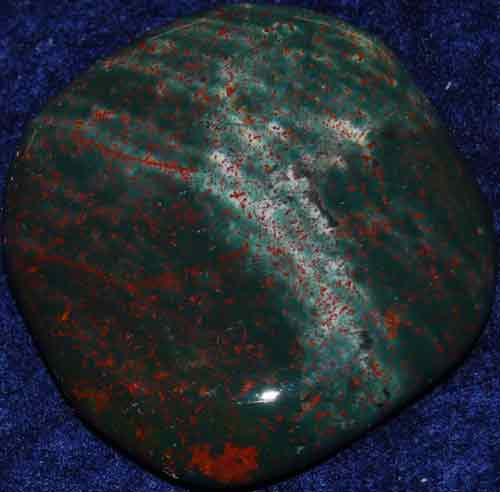 Bloodstone Palm Stone #18