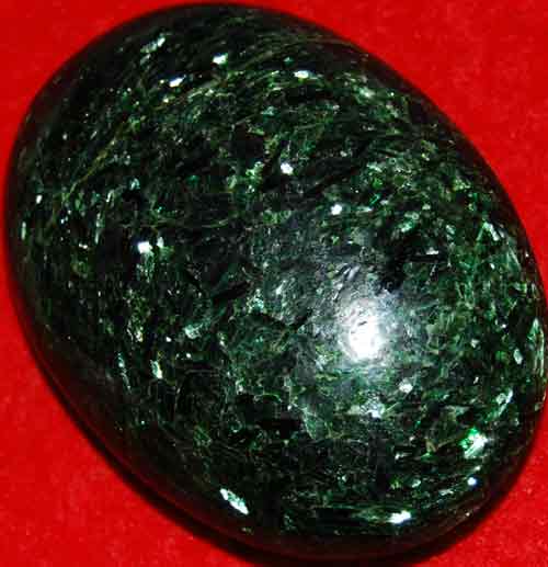 Fuchsite with Green Mica Soap-Shaped Palm Stone #10