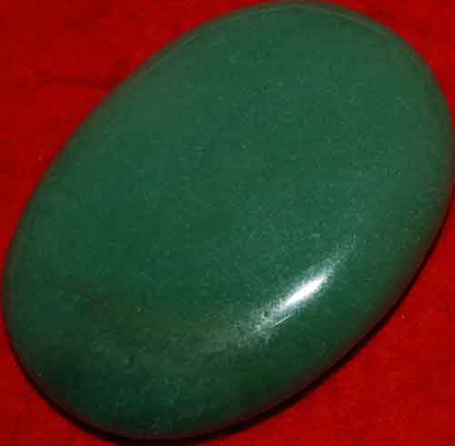 Green Aventurine Soap-Shaped Palm Stone #5