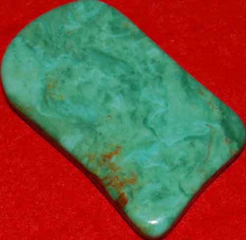Mexican Green Turquoise Palm Stone #39