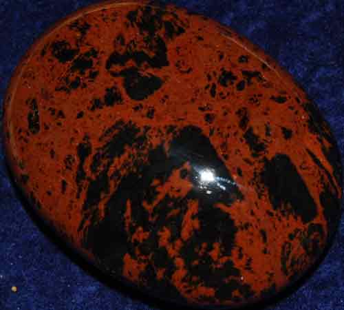 Mahogany Obsidian Soap-Shape Stone #13