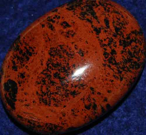 Mahogany Obsidian Soap-Shaped Palm Stones