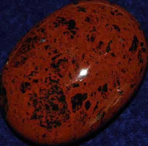 Mahogany Obsidian Soap-Shape Stone #1