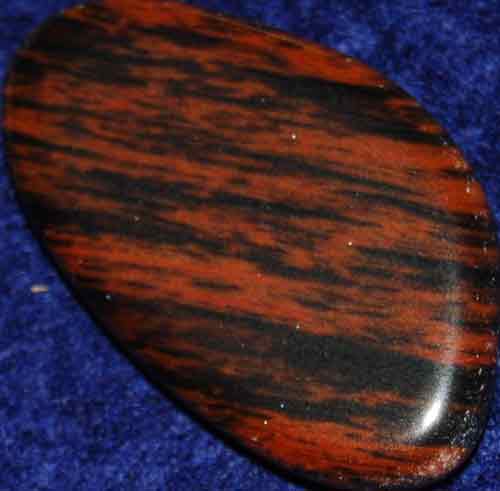 Mahogany Obsidian Flat Stone #3