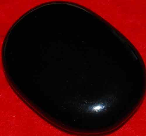 Black Obsidian Palm Stone #12