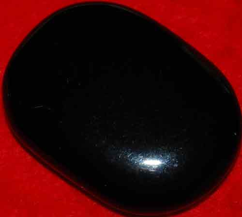 Black Obsidian Palm Stone #13