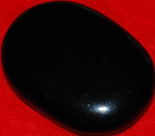 Black Obsidian Palm Stone #14