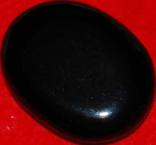 Black Obsidian Palm Stone #4