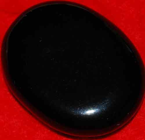 Black Obsidian Palm Stone #5