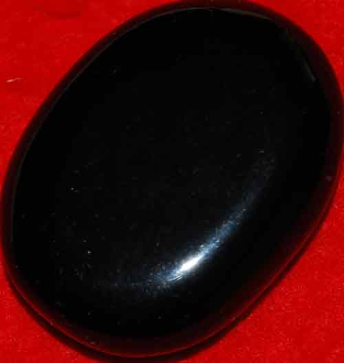 Black Obsidian Palm Stone #6
