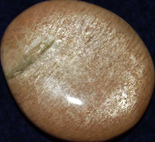 Peach Moonstone Palm Stone #11