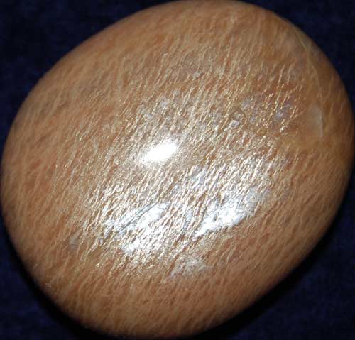 Peach Moonstone Palm Stone #7