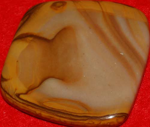 Royal Sahara Jasper Palm Stone #6