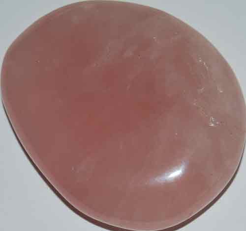 Rose Quartz Palm Stone #7