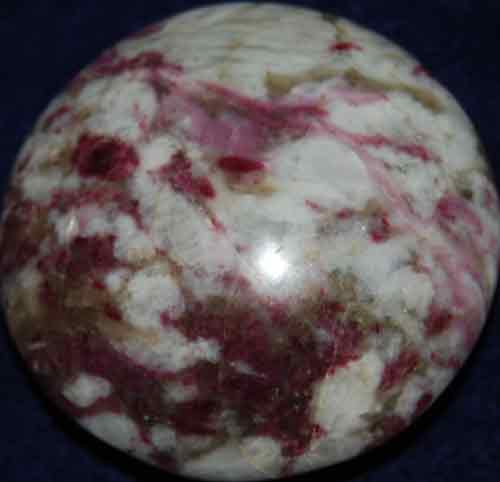 Red Tourmaline in White Quartz #29