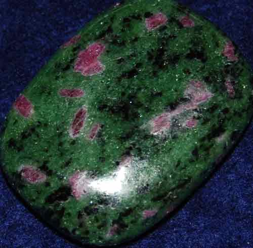 Anyolite (Ruby in Zoisite) Palm Stone #11