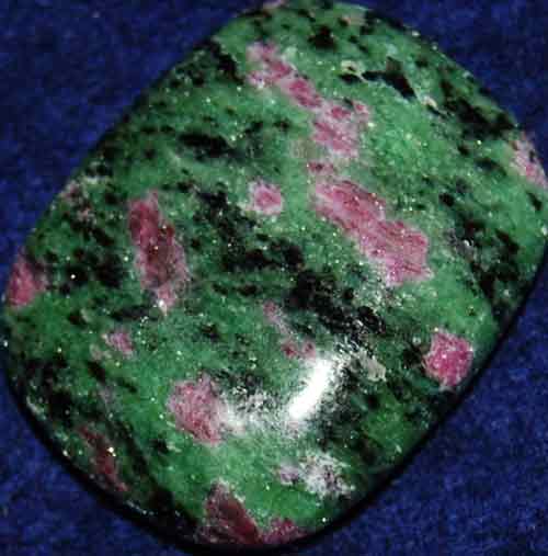 Anyolite (Ruby in Zoisite) Palm Stone #13