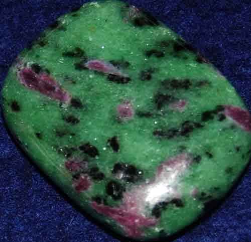 Anyolite (Ruby in Zoisite) Palm Stone #19