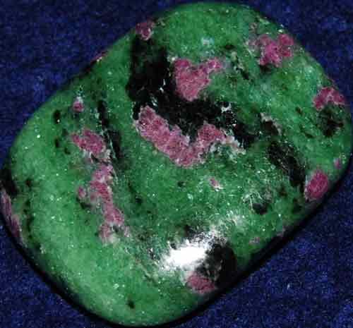 Anyolite (Ruby in Zoisite) Palm Stone #20