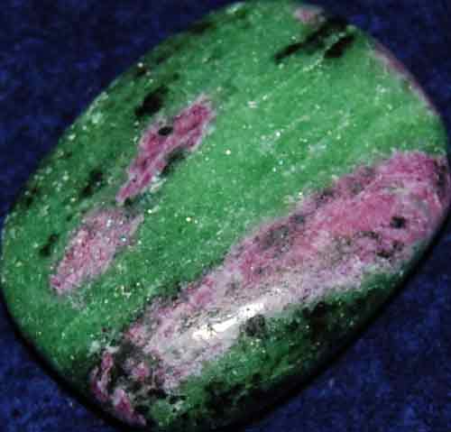 Anyolite (Ruby in Zoisite) Palm Stone #21