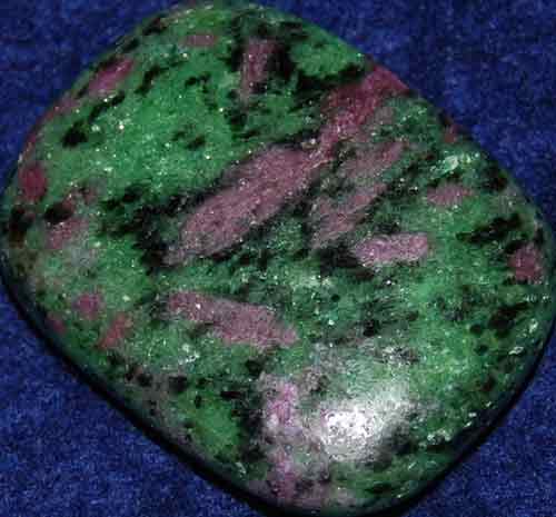 Anyolite (Ruby in Zoisite) Palm Stone #23