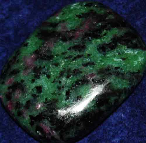 Anyolite (Ruby in Zoisite) Palm Stone #2