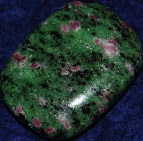 Anyolite (Ruby in Zoisite) Palm Stone #3