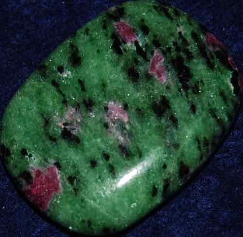 Anyolite (Ruby in Zoisite) Palm Stone #9