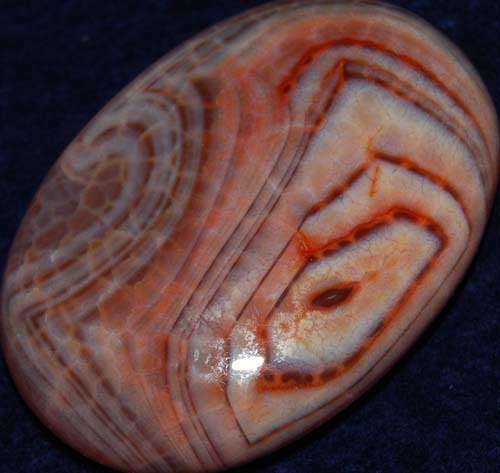 Snakeskin Agate Soap-Shaped Palm Stone #18