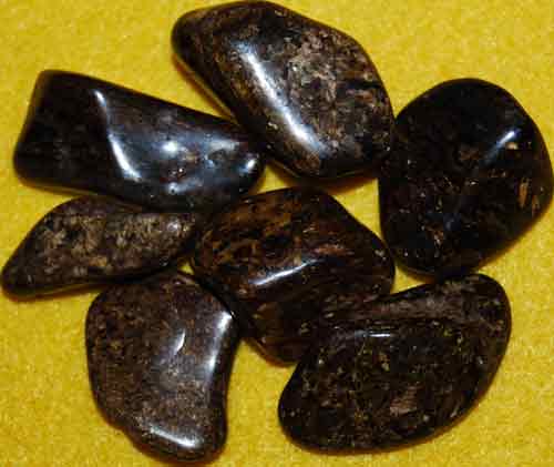 7 Bronzite Tumbled Stones #6