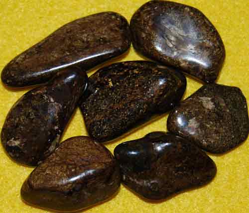 7 Bronzite Tumbled Stones #7