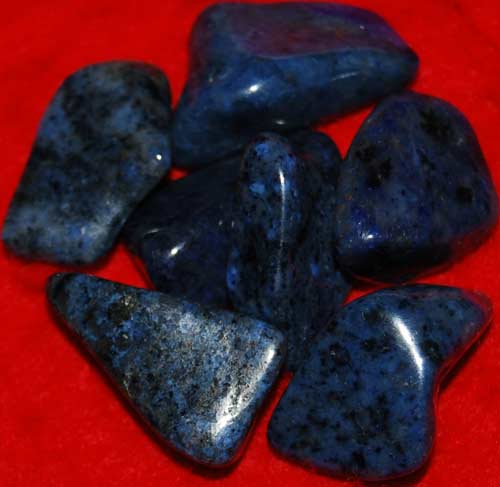 Seven Dumortierite Tumbled Stones #5