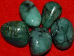 5 Emerald Tumbled Stones #6