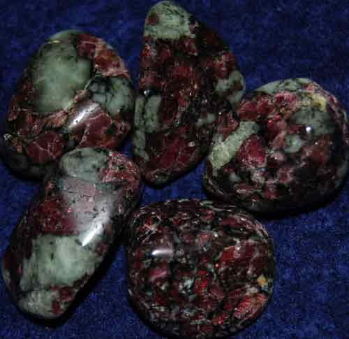 5 Eudialyte Tumbled Stones #6