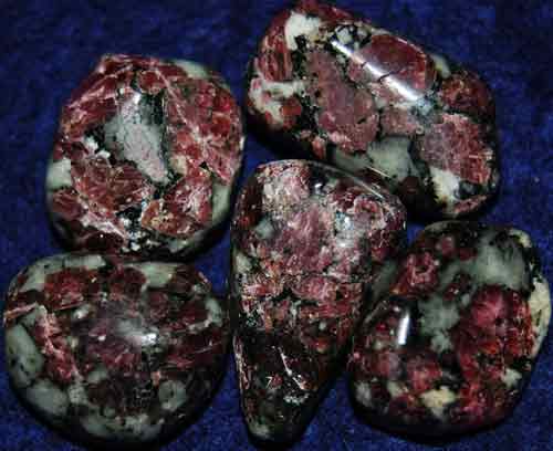 5 Eudialyte Tumbled Stones #7