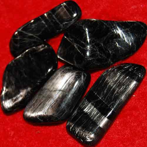 Five Hypersthene Tumbled Stones #10