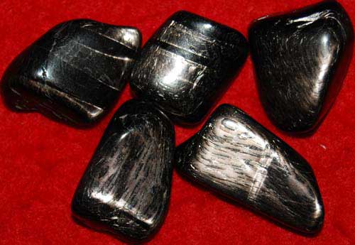 Five Hypersthene Tumbled Stones #2
