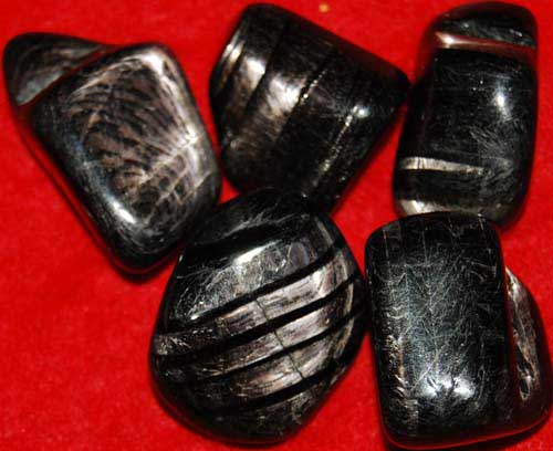 Five Hypersthene Tumbled Stones #3