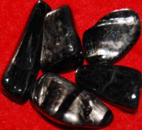 Five Hypersthene Tumbled Stones #7