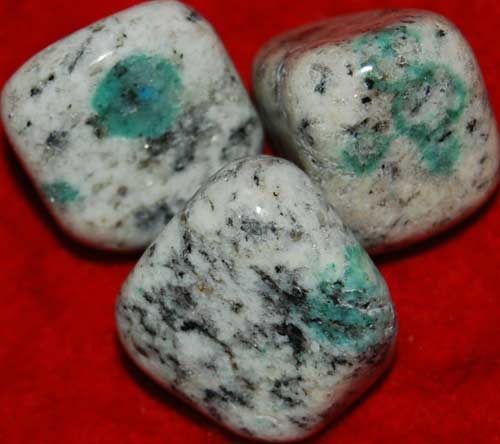 Three  K-2/Ketonite Tumbled Stones #18