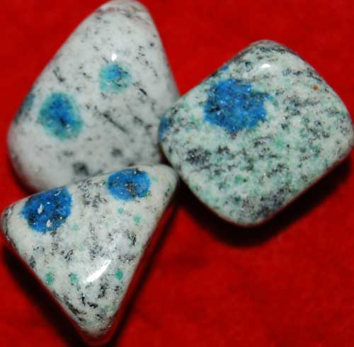 Three  K-2/Ketonite Tumbled Stones #19