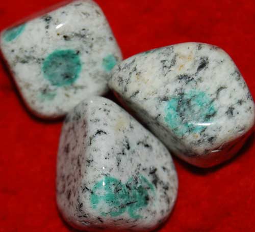 Three  K-2/Ketonite Tumbled Stones #21
