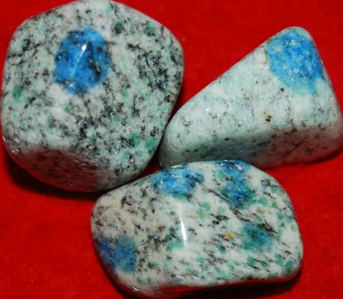 Three  K-2/Ketonite Tumbled Stones #24