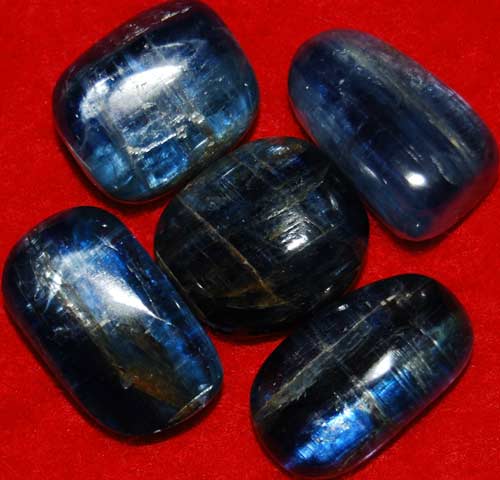 Five Kyanite Tumbled Stones #7