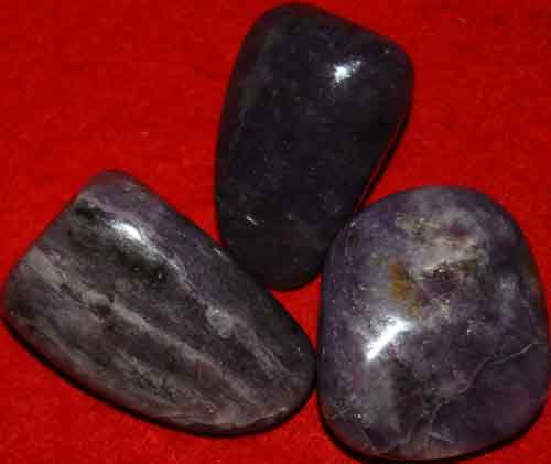 3 Lepidolite Tumbled Stones #5