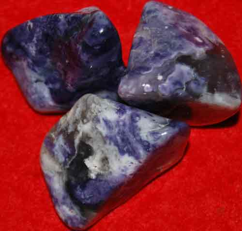 3 Mexican Blue Opal Tumbled Stones #10