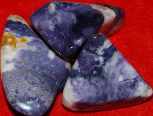 3 Mexican Blue Opal Tumbled Stones #8